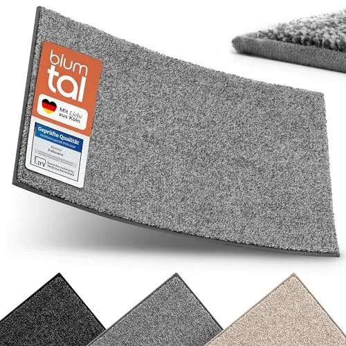 Blumtal Fußmatte 50x80 cm in grau von Blumtal