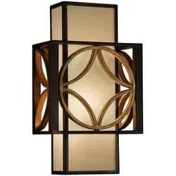 Elstead Remy Wandleuchte E14 - Elegante Beleuchtung in Heritage Bronze und Parisserie Gold - Lampen - Stilvolle Wandleuchte mit edlem Design, ideal für eine warme Atmosphäre in jedem Raum.
