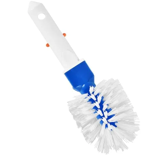 Poolbürste Pool Reinigung Eckbürste Schwimmbad Eckbürsten SchrittReinigung Rundbürste Eckbürstenkopf für Poolstufen, Bäder, Fliesen, Ecken