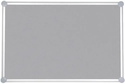 MAUL Pinnwand 1800 x 900 mm - Textil-Pinnwand mit pinnfähiger Oberfläche, ideal für Büros. Stabiles Hohlkammerprofil, einfache Montage im Quer- oder Hochformat.