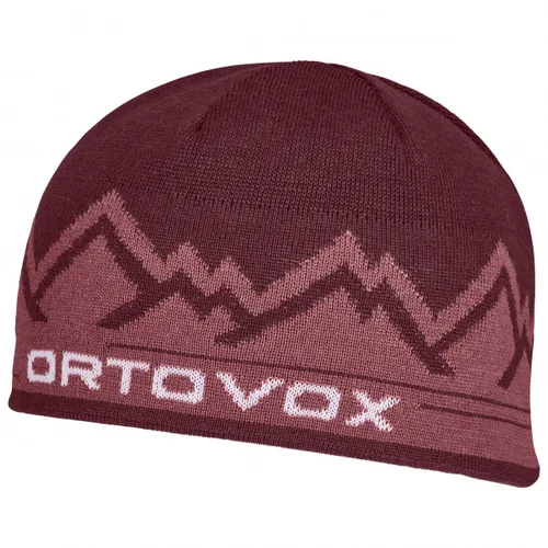 Ortovox Peak Beanie winetasting - Stylische Mütze für Outdoor-Abenteuer - Mützen, perfekt für kalte Tage, bietet Wärme und Komfort mit hochwertiger Merinowolle für besten Tragekomfort.