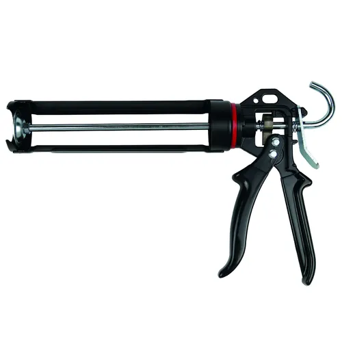 IRION Profi Kartuschenpresse X7-310 - Klebepistole mit drehbarer Schale und gummiertem Griff, ideal für präzises Arbeiten mit 310 ml Kartuschen. Starker Schubklotz und Übersetzungsverhältnis 14:1 für effektive Anwendung.