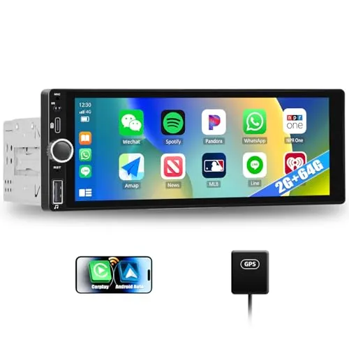 Android 13 2+64GB Autoradio mit Carplay und Android Auto von SIXTOP