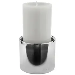 Fink Kerzenhalter aus Metall in silber von Fink
