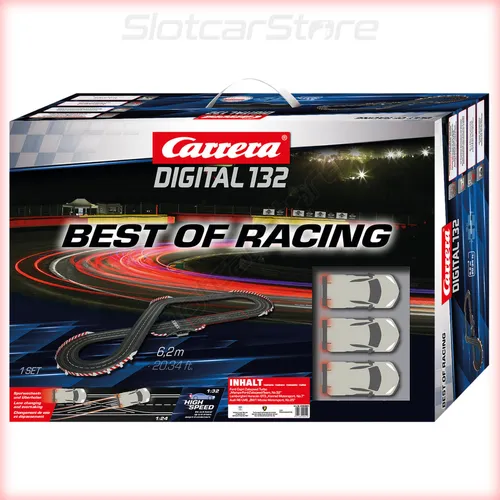 Carrera 20030031 - Retro Grand Prix I Digitale Rennbahn, inkl. 3 legendäre Autos und Safetycar-Funktion für authentisches Rennerlebnis