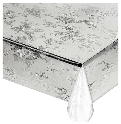 Tischdecke Durchsichtig Antiflecken pro Meter Blumen Kochen Tischbelag Garten