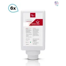 Handcreme pH-neutral, Derma Care SET, 6 Vakuumflaschen à 1.000 ml - Praktisches Derma Care SET mit 6 Vakuumflaschen à 1.000 ml. Ideal zur Hautpflege nach der Arbeit, spendet Feuchtigkeit und schützt vor Austrocknung. Silikonfrei und pH-neutral, perfekt für den täglichen Einsatz.