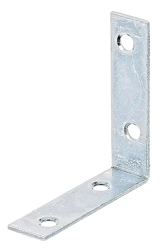 Stuhlwinkel sendzimirverzinkt 60x60x16mm - 100er Set - Winkel & Holzverbinder: Robuste und langlebige Stuhlwinkel aus sendzimirverzinktem Stahl, ideal für stabile Möbelverbindungen.