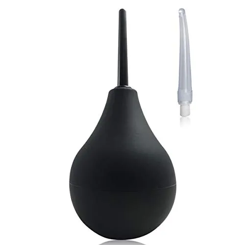 Klistier Anal & Vaginal Intimdusche [224ml] Analspülung Klistier Irrigator bei Verstopfung als Abführmittel, Intimhygiene & Irrigator bei Verstopfung (Schwarz)