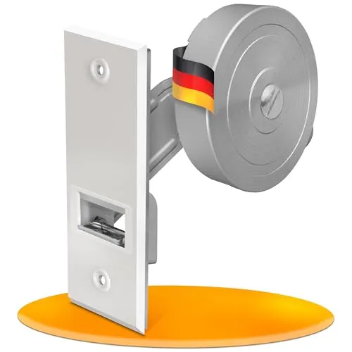 MEISTERBAU - Rolladen Gurtwickler Unterputz [Made in Germany]- Rollladen Aufwickler mit Abdeckung - Rollo Gurtwickler für Rolladengurt 23mm[ohne Gurt]