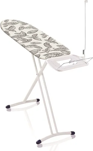 LEIFHEIT Bügelbrett Airboard Solid Schnurlos Weiß - Bügelbrett mit schnurloser Funktion für mehr Bewegungsfreiheit, ideal für effizientes Bügeln. Höhenverstellbar, leicht und kompakt, perfekt für jedes Zuhause.