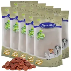 Lyra Pet® Entenchips 10 kg - Leckere Hundenahrung - Hundefutter - Fettarmer Snack mit knuspriger Textur für zufriedenes Kauvergnügen, ideal als Belohnung oder Zwischenmahlzeit.
