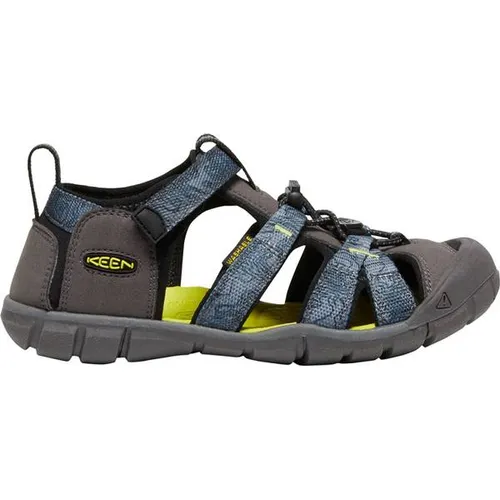 Keen Seacamp II CNX Outdoorsandalen Kinder – Größe 33, magnet-evening primrose - Hochwertige, waschbare Outdoorsandalen für Kinder mit strapazierfähigem Obermaterial und Zehnschutz; ideal für Abenteuer in der Natur.