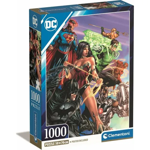 Clementoni - Puzzle DC Comics Justice League - 1000 dielov