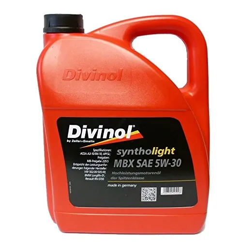 Divinol 49210 Syntholight MBX SAE 5W30 5 Liter Motorenöl