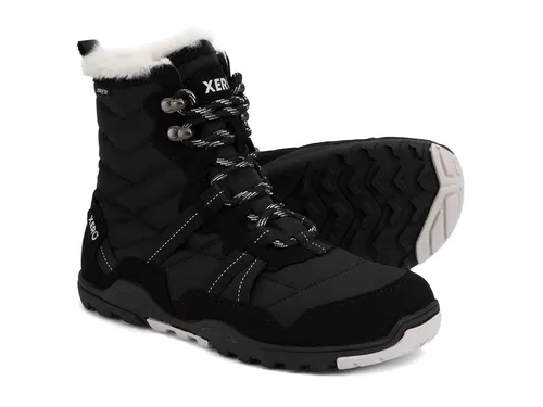 Xero Shoes Alpine Snow Boot - Minimalistische, warme und wasserdichte Damenstiefel - Winterschuhe, die dank versiegelter Nähte und Wärme reflektierender Innensohle auch bei Minusgraden warm und trocken halten. Genieße das Barfußgefühl mit der 5,5mm dünnen FeelTrue Sohle!