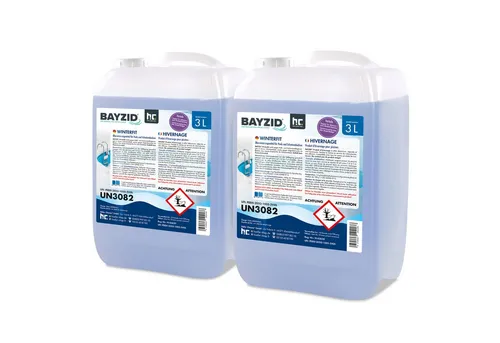 BAYZID® Winterfit Überwinterungsmittel für Pools 2x3L - Poolzubehör: Effektiver Algenschutz und Kalkverhinderung für einen sauberen und einsatzbereiten Pool im Frühjahr.