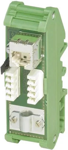 Phoenix Contact Anschlussbaustein 2901645 FL-PP-RJ45-LSA - Mini Patchpanel für einfache Feldverkabelung, ohne aufwändiges Crimpen, ideal für effiziente Verkabelung nach Ethernet-Standard.