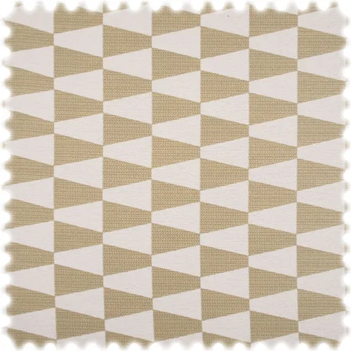 Heiro AKTION Trevira CS Möbelstoff Pinto Beige / Perlweiß