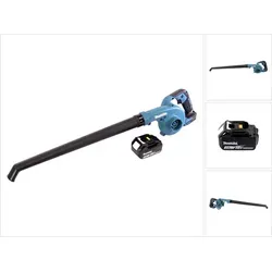 Makita DUB 186 F1 Akku Gebläse - Akku Laubbläser 18 V mit 3,0 Ah Akku, leistungsstark und kabellos für müheloses Arbeiten im Garten.