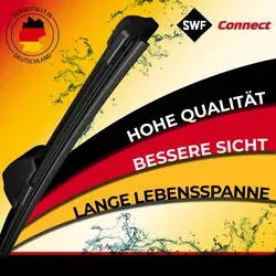 SWF Wischblatt 507820 für Kfz-Fenster - Hochwertiges Flachbalkenwischblatt von SWF, passend für Linkslenker, ideal für klare Sicht bei jedem Wetter. Länge: 530 mm und 475 mm, perfekt für den professionellen Einsatz.