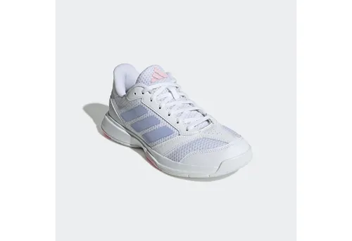 adidas Performance LIGRA 8 INDOOR Hallenschuh - Sportlicher Indoor-Handschuh in Cloud White - Fußballschuhe für Handball mit niedrigem Schnitt und optimaler Gummi-Laufsohle für besten Grip. Ideal für Indoor-Training und -Spiele.