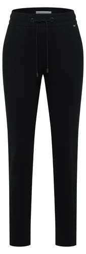 Cecil Mid Waist Slim Leg Hose Casual Fit Schwarz S in schwarz von CECIL