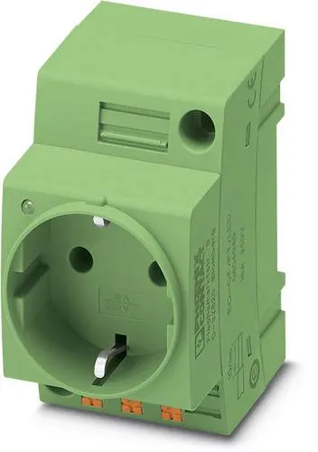 Phoenix Contact Schaltschrank-Steckdose EO-CF/PT/LED/GN Grün Schaltschrank-Steckdose 1St.