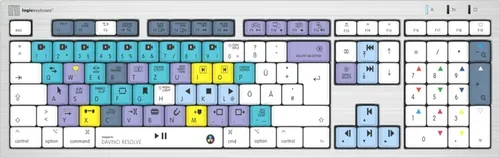 Logickeyboard Davinci Resolve Classic ALBA DE Mac (LKB-RESC-CWMU-DE)