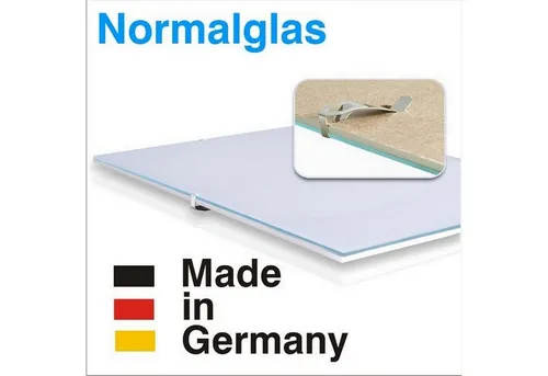 Bilderrahmen Neumann Einzelrahmen N-Clip Bilderhalter rahmenlos mit Normalglas