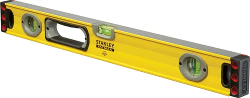 STANLEY POZIOMNICA FATMAX 1800mm - Laser-Messgerät mit gut sichtbarer Libelle für präzise Arbeiten bei schwierigen Lichtverhältnissen. Zwei vertikale und eine horizontale Libelle garantieren höchste Genauigkeit.