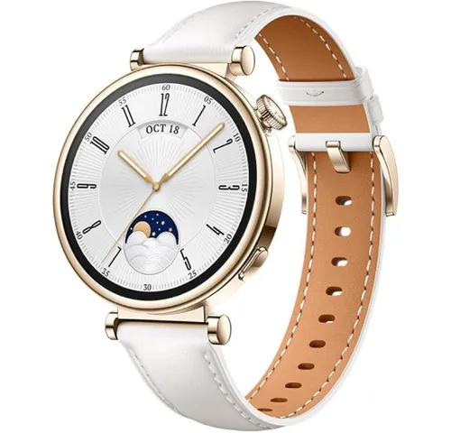 Huawei Damen's bis zu 2 Wochen Akku Fitness-Tracker Premium Smartwatch (4,1 cm/1,43 Zoll, Android iOS), mit SpO2 GPS Kalorienmanagement AMOLED Display Bluetooth Anruffunktion
