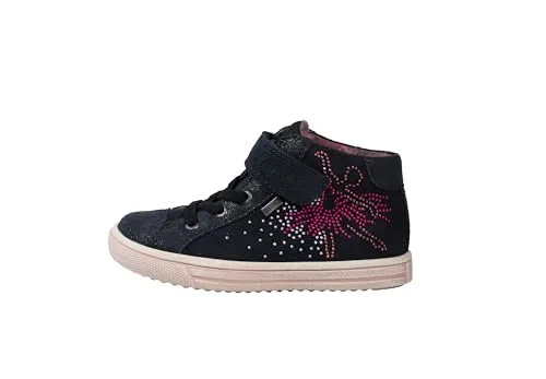 Lurchi Sneaker Suna-TEX Atlantic, Größe 32 - Bequeme Sneaker mit Glitzer-Motiv, ideal für aktive Kinder und wetterfest dank Suna-TEX Technologie.