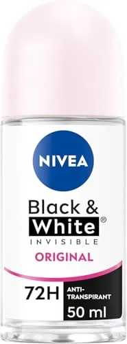 Nivea Deodorant Bille, unsichtbar, für Weiß und Hellschwarz, 50 ml