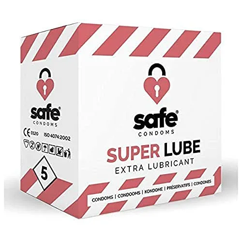 SAFE - Kondome mit extra Gleitmittel - Superlube - 5 Stück