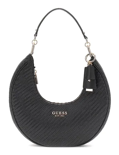 Guess Mirema Schultertasche schwarz HWWG9631020-BLA - Damentaschen aus hochwertigem Lederimitat, stilvolles Design mit elegantem Logo-Detail für jeden Anlass.