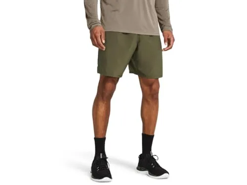 UA Fly By 3'' Shorts - Herren-Stoffhosen, leichte und schweißableitende Shorts mit atmungsaktivem Mesh-Material für optimalen Komfort beim Sport.