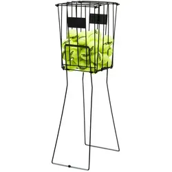 Head Ballkorb mit Seperator - Tennissaiten, praktischer Ballkorb mit Separator für das einfache Einsammeln und Aufbewahren von bis zu 72 Bällen während des Trainings.