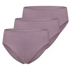Schiesser 3P Essentials Cotton Briefs Veilchenblau Baumwolle 38 Damen