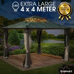 Alu Pavillon PAGODE 4x4m