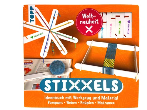 Kreativ-Set Stixxels Das Universalwerkzeug , Makramee, #5006309
