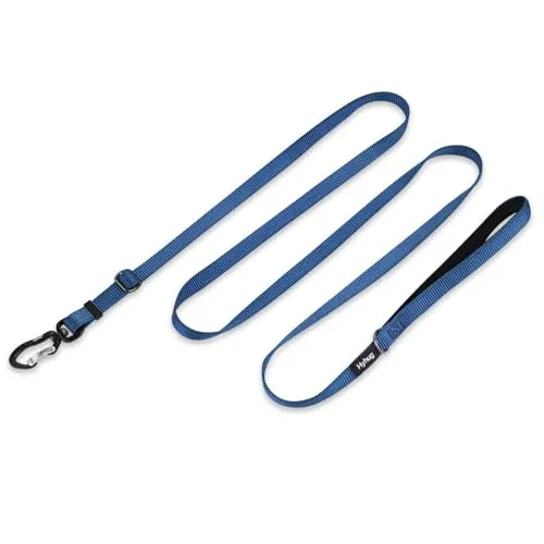 Hyhug 1,8 m Verstellbare Nylon Hundeleine mit weichem, gepolstertem Griff