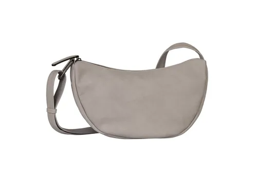 TOM TAILOR Denim Belina Damen Umhängetasche - Umhängetasche in Grau, aus feinem Nubuklederimitat, mit verstellbarem Schulterriemen für flexiblen Tragekomfort und praktischem Reißverschlussfach.