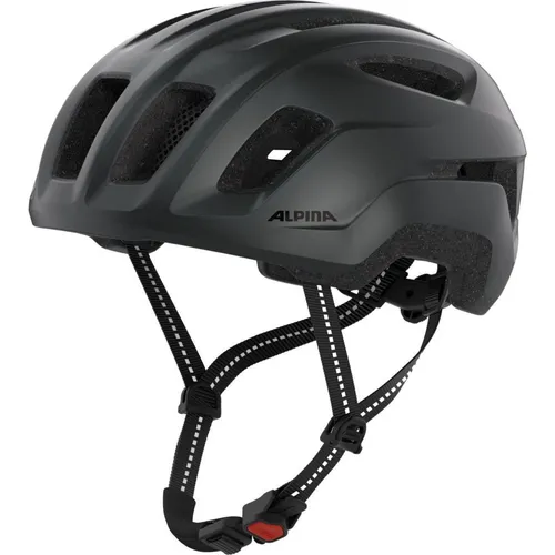 Alpina Paranus Urban Helm black matt 59-61 cm - Fahrradhelm mit modernem Design, optimaler Belüftung und verstellbarem System für perfekten Sitz – ideal für städtische Radfahrer.