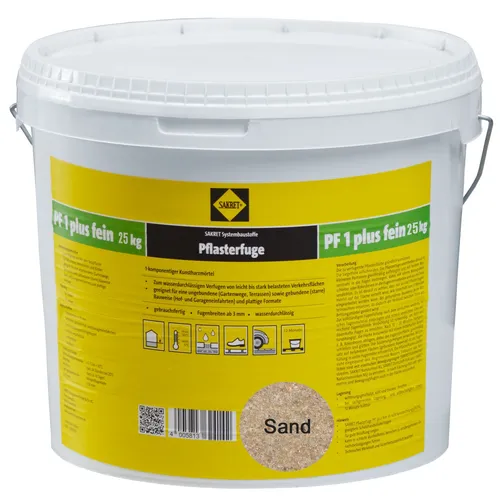 SAKRET Pflasterfugenmörtel PF1 Plus FEIN Sand 25kg von SAKRET GmbH