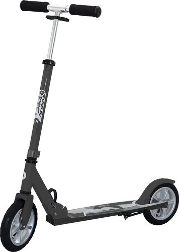 Best Sporting Scooter 205er Airwheel - Schwarz - Klappbarer Roller mit 3-fach höhenverstellbarem Lenker (86-96 cm) und extra großer Trittfläche. Ideal für Kinder und Erwachsene bis 100 kg, perfekt für den täglichen Einsatz und einfach zu transportieren.