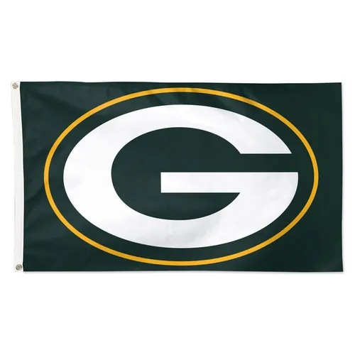 Grün Bay Packers Team Flagge, 0.9m X 1.5m in grün von WinCraft