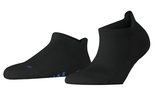 Falke Tagessocke Cool Kick Sneaker 2024 (angenehmes Tragegefühl) schwarz Damen - 1 Paar