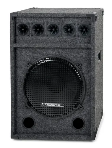 McGrey Festival15 Passiv-Box - PA-Boxen mit 15' Woofer und 600 Watt Peak, ideal für DJ- und Party-Events, sorgt für kraftvollen Sound und beeindruckende Basswiedergabe.