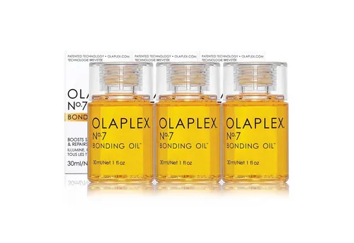 Olaplex Haaröl Bonding Oil Olaplex Nr 7 Hitzeschutz Konzentriertes Hochglanzöl, 3-tlg., Haaröl, Haarpflege, Olaplex, Stylingöl